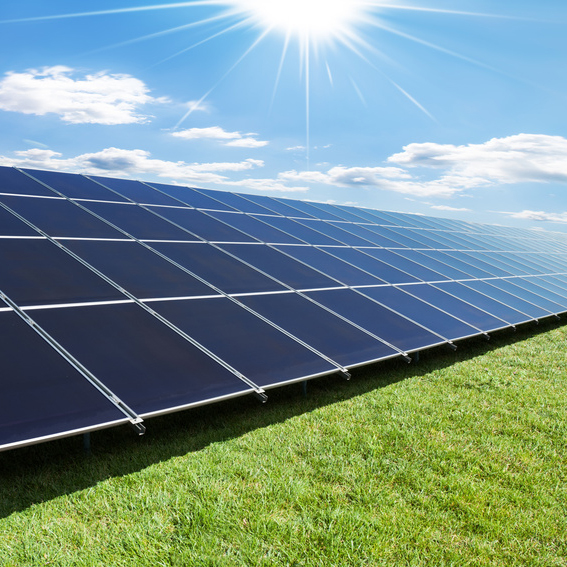 PVF Bild Solarzellenanlage PVF GmbH Foto einer Solarzellenanlage