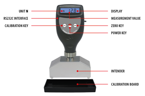 TensioMeter50 - The digital tension gauge | front display